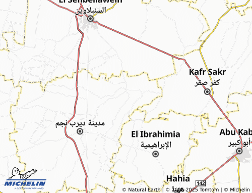 MICHELIN-Landkarte Ezbat Khourshid - ViaMichelin