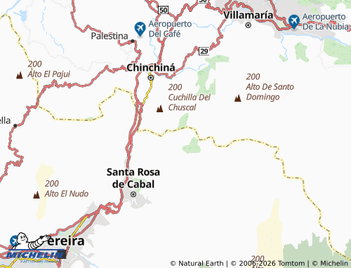 Carte MICHELIN San Andresito - ViaMichelin