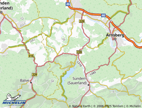 MICHELIN Enkhausen map - ViaMichelin