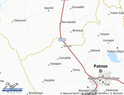 MICHELIN Suluca map - ViaMichelin