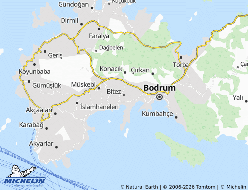 MICHELIN Bitez map - ViaMichelin