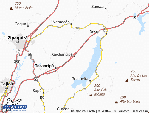 Carte MICHELIN Gachancipá - ViaMichelin
