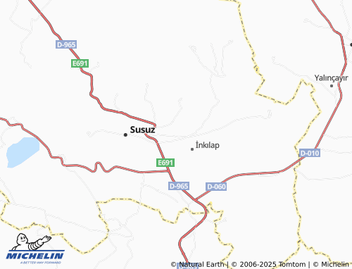 MICHELIN Cumhuriyet map - ViaMichelin