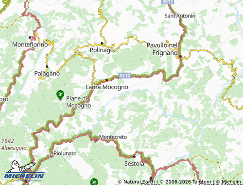 MICHELIN-Landkarte Pian della Valle - ViaMichelin
