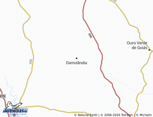 Mapa MICHELIN Damolândia - ViaMichelin
