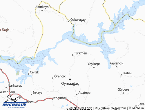 MICHELIN Türkmen map - ViaMichelin