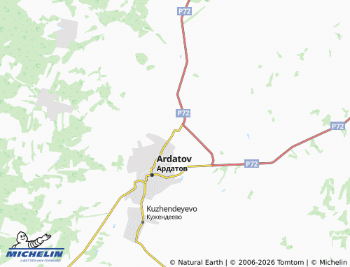MICHELIN-Landkarte Polyana - ViaMichelin