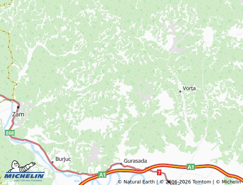 Mappa MICHELIN Boiu De Sus - ViaMichelin