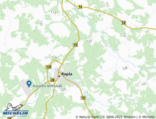 MICHELIN-Landkarte Ridaküla - ViaMichelin