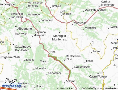 Kaart MICHELIN Cunico - ViaMichelin