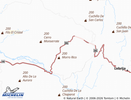 Carte MICHELIN San Silvestre - ViaMichelin