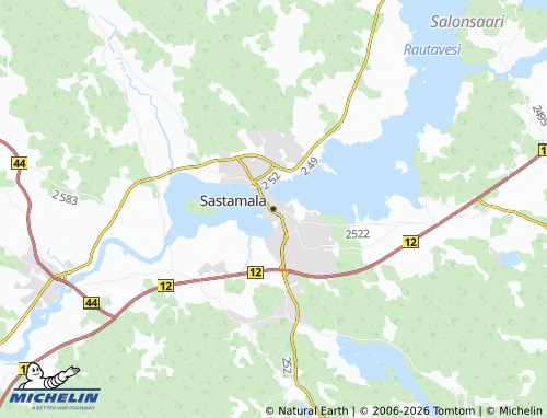 MICHELIN-Landkarte Sastamala - ViaMichelin