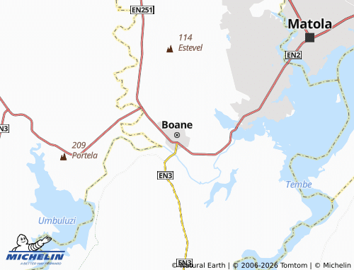 MICHELIN-Landkarte Boane - ViaMichelin