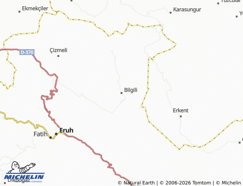 MICHELIN Bilgili map - ViaMichelin