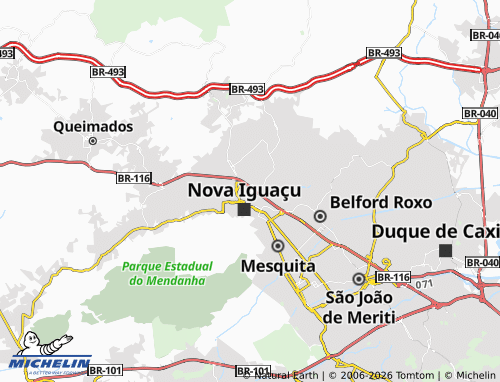 Mapa MICHELIN Santa Catarina - ViaMichelin