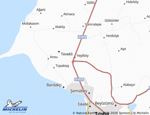Mapa MICHELIN Yeşilköy - ViaMichelin