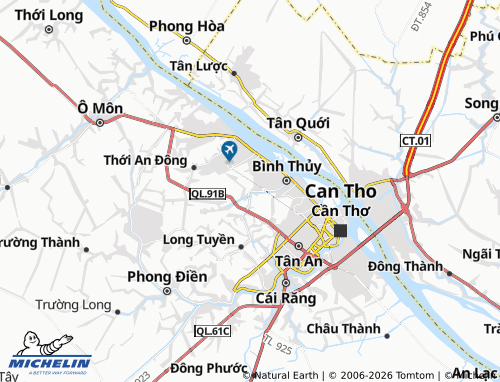 MICHELIN-Landkarte Bình Thủy - ViaMichelin