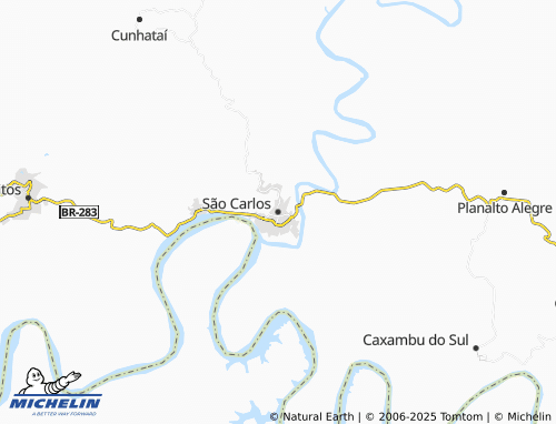 MICHELIN São Carlos map - ViaMichelin