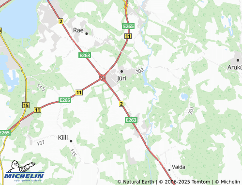 MICHELIN-Landkarte Aaviku - ViaMichelin