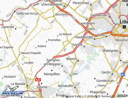 MICHELIN Hameau des Prés map - ViaMichelin