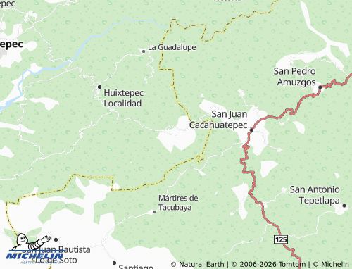 Mappa MICHELIN Huajintepec Centro - ViaMichelin