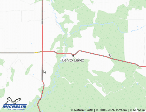Mappa MICHELIN Benito Juárez - ViaMichelin