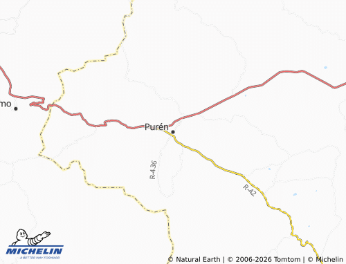 Mappa MICHELIN Purén - ViaMichelin