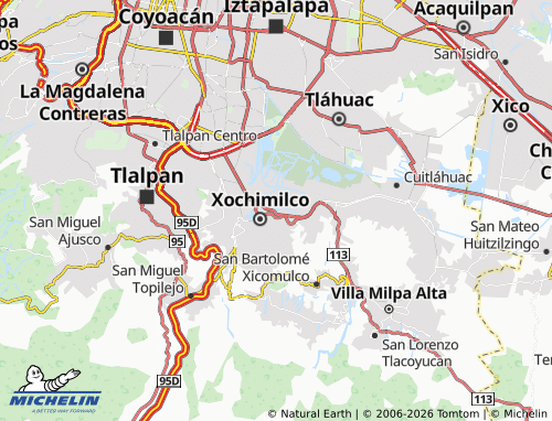 MICHELIN Cuauhtémoc map - ViaMichelin