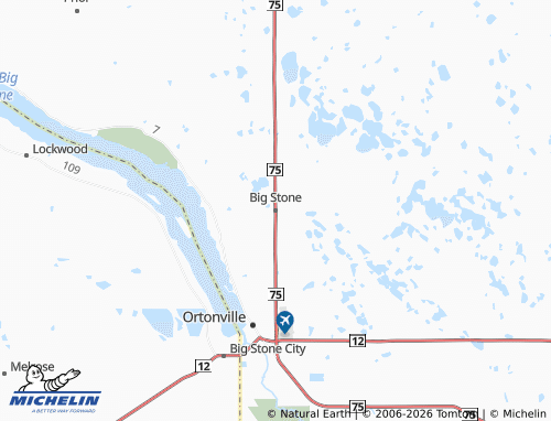 Mappa MICHELIN Big Stone - ViaMichelin