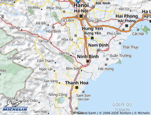 Mapa MICHELIN Nho Quan - ViaMichelin