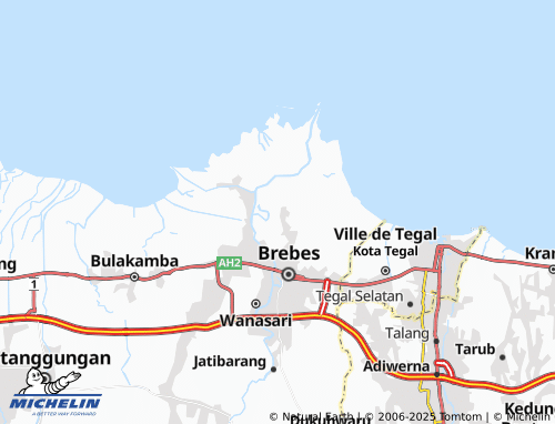 MICHELIN Kedunguter map - ViaMichelin