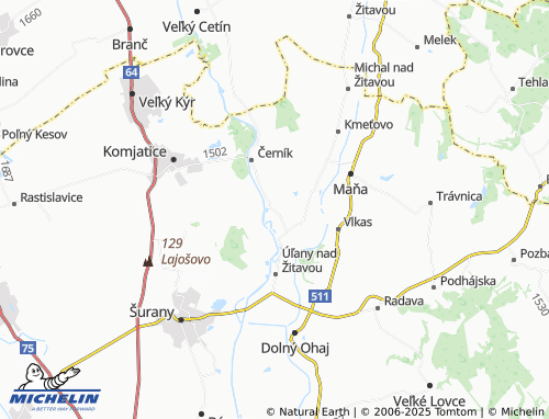 MICHELIN Mojzesovo map - ViaMichelin