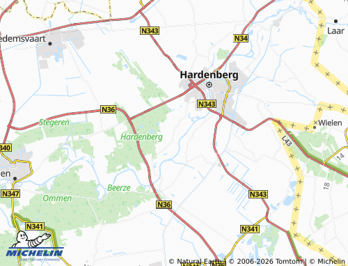 Mapa MICHELIN Rheeze - ViaMichelin