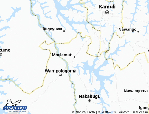 MICHELIN Mbulemuti map - ViaMichelin