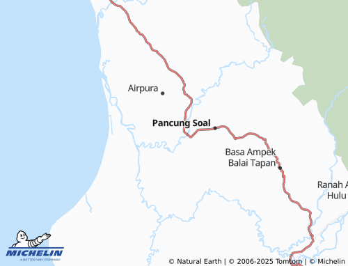 MICHELIN Inderapura Timur map - ViaMichelin