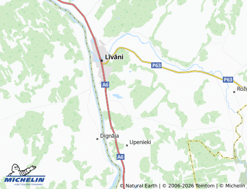 Mapa MICHELIN Iesalnieki - ViaMichelin