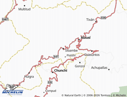 MICHELIN Sibambe map - ViaMichelin