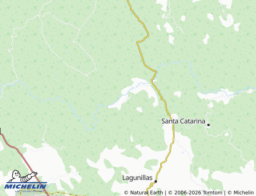 MICHELIN La Línea map - ViaMichelin