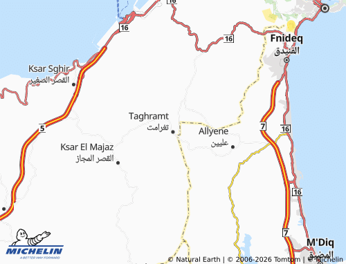 Mapa MICHELIN Taghramit - ViaMichelin