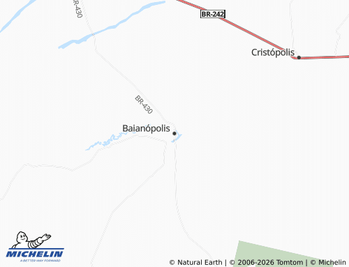 MICHELIN Baianópolis map - ViaMichelin