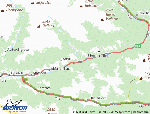 MICHELIN-Landkarte Unterried - ViaMichelin