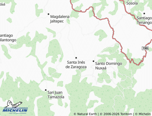 Mappa MICHELIN Santa Inés de Zaragoza - ViaMichelin