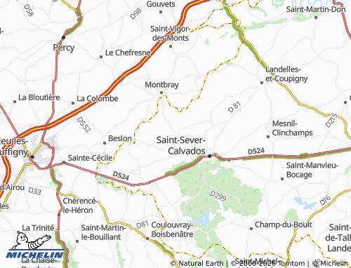 MICHELIN Courson map - ViaMichelin