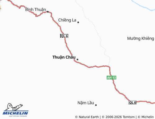 Mappa MICHELIN Thuận Châu - ViaMichelin