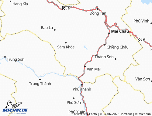 MICHELIN Mai Hịch map - ViaMichelin