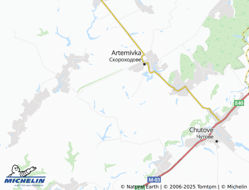 MICHELIN Pavlivka map - ViaMichelin