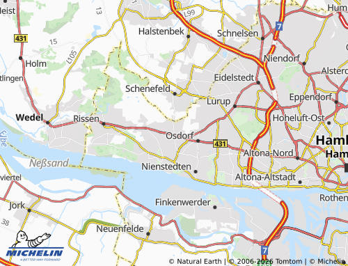 Mappa MICHELIN Iserbrook - ViaMichelin