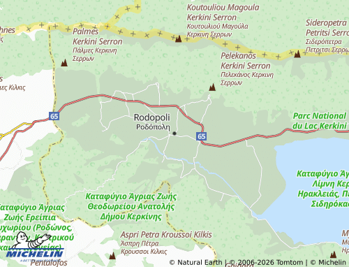 Carte MICHELIN Rodopoli - ViaMichelin