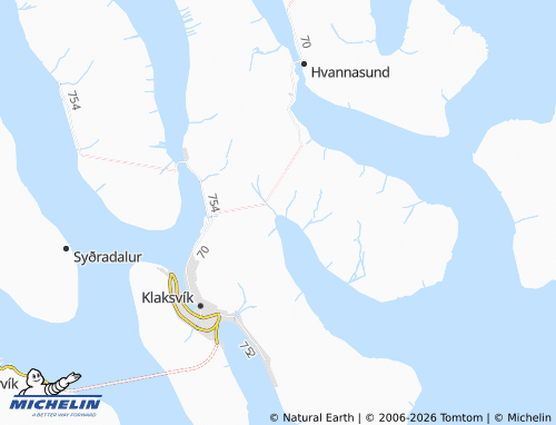 Mapa MICHELIN Árnafjørður - ViaMichelin