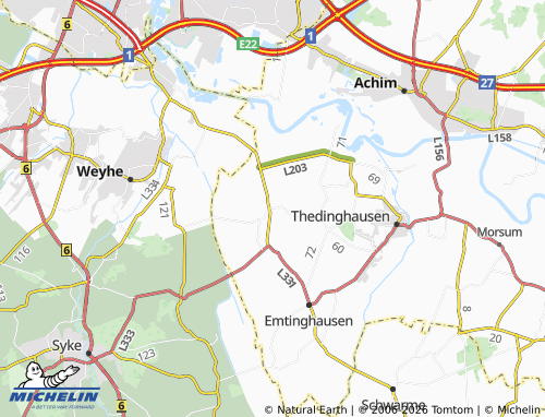 MICHELIN Riede map - ViaMichelin